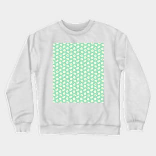 Small Ditsy Pattern on Mint Green 90’s Crewneck Sweatshirt